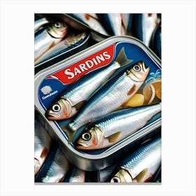 Sardines 28 Canvas Print