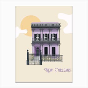 New Orleans Building Canvas Print