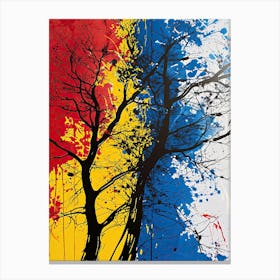 Trees In The Sky, Pop Art Canvas Print