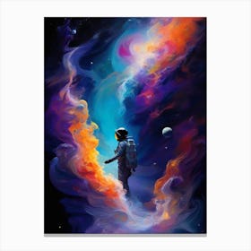 Space Painting Canvas Print