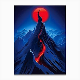 Red Mountain Canvas Print