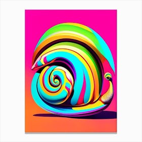 Mystery Snail  Pop Art Canvas Print