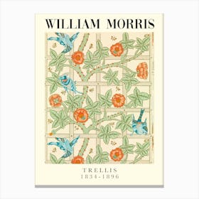 William Morris Trellis Canvas Print