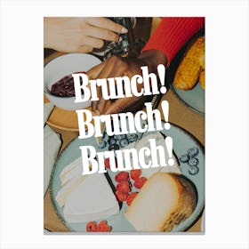 Brunch Time Canvas Print