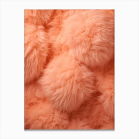 Peach Fuzz Texture 4 Canvas Print
