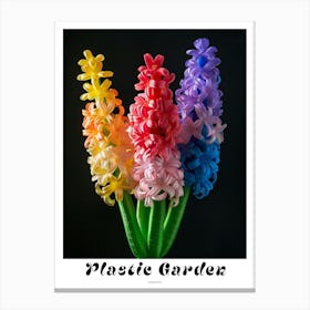 Bright Inflatable Flowers Poster Hyacinth 1 Canvas Print