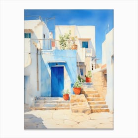 Aegean Village 1 Canvas Print