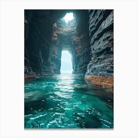 Cave In The Sea 2 Canvas Print