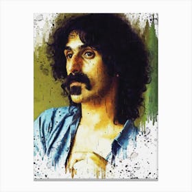 Frank Zappa Potrait Canvas Print