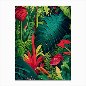 Tropical Paradise 2 Botanical Canvas Print
