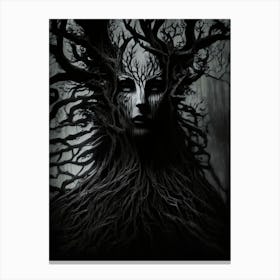 Tree Witch Canvas Print