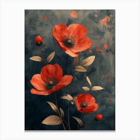 Red Poppies Canvas Print