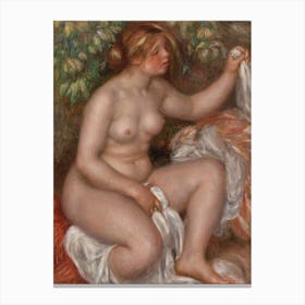 After The Bath, Pierre Auguste Renoir Canvas Print