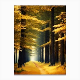 Path In The Forest 2 Canvas Print
