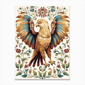 Griffin Floral 1 Canvas Print