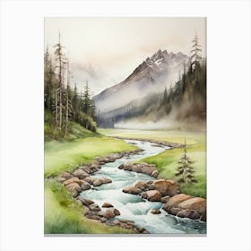 Mountain Stream.2 Canvas Print