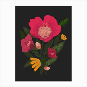 Pink Blooms Canvas Print