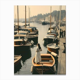 The Old Marina ~Reimagined 19 Canvas Print