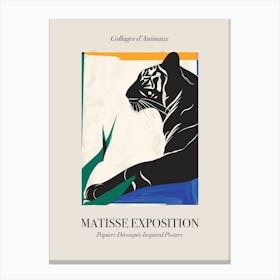 Tiger 4 Matisse Inspired Exposition Animals Poster Canvas Print