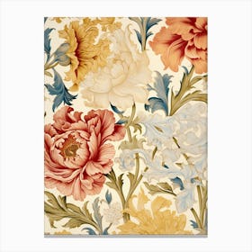 Floral Wallpaper 18 Canvas Print