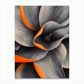 Abstract Flower Painting 3 Canvas Print