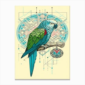 Tango Parrot 1 Canvas Print