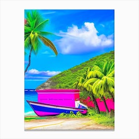 Culebra Island Puerto Rico Pop Art Photography Tropical Destination Canvas Print