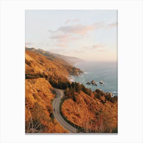 Big Sur Highway Scenery Canvas Print