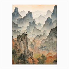 Autumn National Park Painting Zhangjiajie National Forest Park China 1 Canvas Print