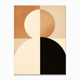 Ivory Bauhaus Serenity Canvas Print