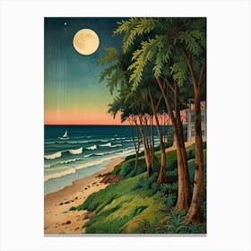 William Morris Hawaiian Sunset Canvas Print