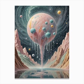 Liquid Planet Canvas Print