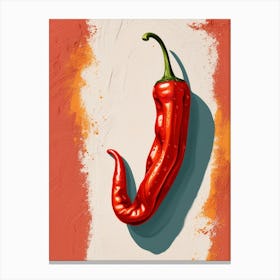 Red Chili Pepper 8 Canvas Print