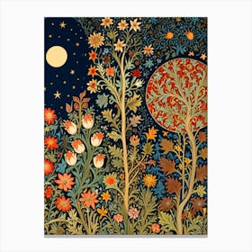 William Morris Flora And Fauna 2 Canvas Print