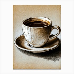 Coffee Cup Canvas Print