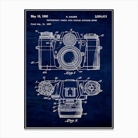 Camera 1962 Canvas Print