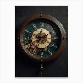 Wall Clock 1 Canvas Print