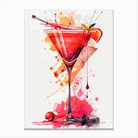 Martini Painting drinks Canvas Print