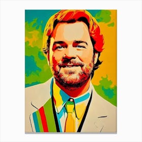 Lee Brice Colourful Pop Art Canvas Print