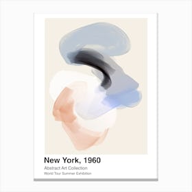 World Tour Exhibition, Abstract Art, New York, 1960 4 Canvas Print