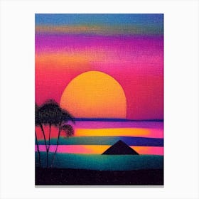 The Bohol Sunset 2 Canvas Print