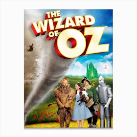 Wizard of OZ, Wall Print, Movie, Poster, Print, Film, Movie Poster, Wall Art,, Canvas Print