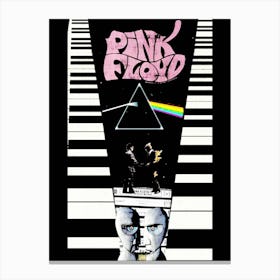 Pink Floyd Piano Canvas Print