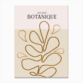 Galerie botanique no 12 Canvas Print