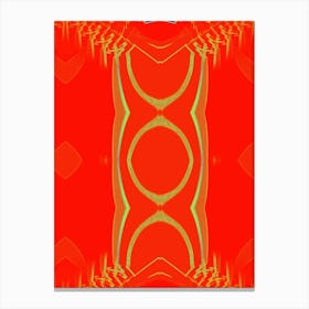 Abstract Red Canvas Print