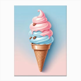 Ice Cream Cone Canvas Print