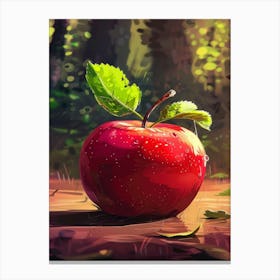 Apple Canvas Print