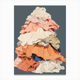 Pile Of Clothes 2 Canvas Print