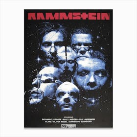 Rammstein Poster Sehnsucht Movie Canvas Print