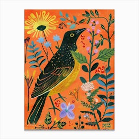 Spring Birds Cowbird 1 Canvas Print